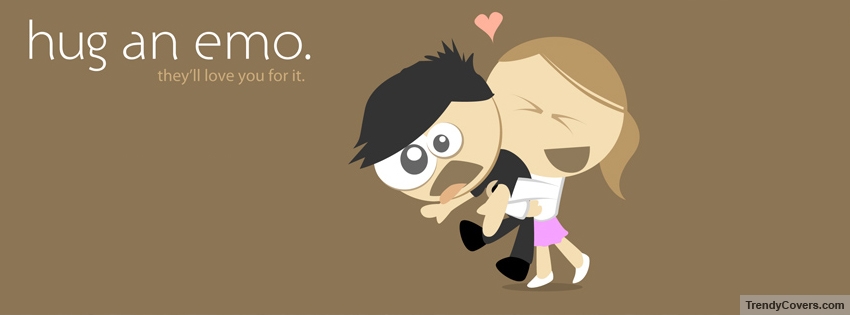 Emo Hug Facebook Cover