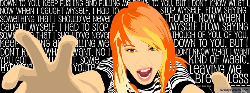 I Caught Myself Paramore Facebook Cover