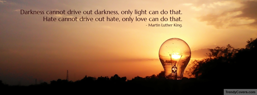 Martin Luther King Quote Facebook Cover - TrendyCovers.com