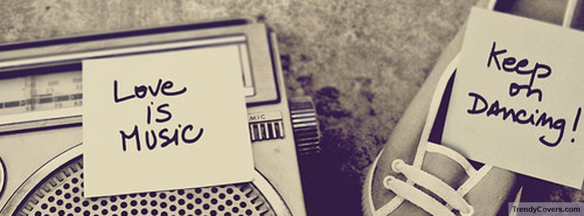 Love Is Music Facebook Cover