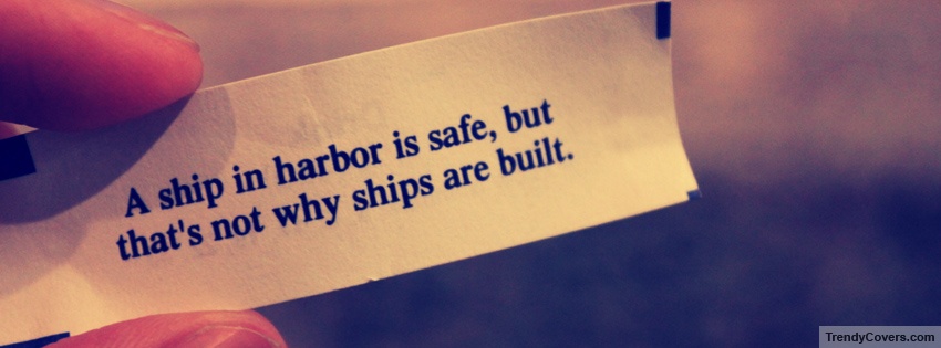 Ship In Harbor Facebook Covers