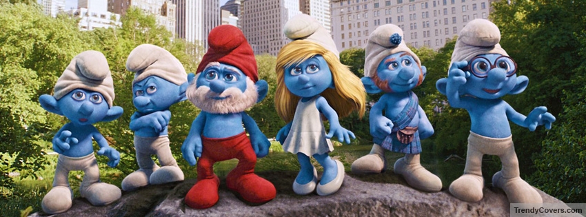 The Smurfs Facebook Cover