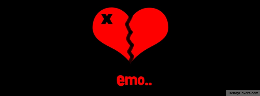 Emo Heart facebook cover