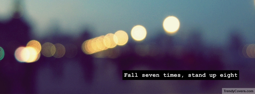 Fall Seven Times facebook cover