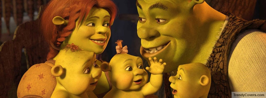 Shrek’s Family Facebook Covers