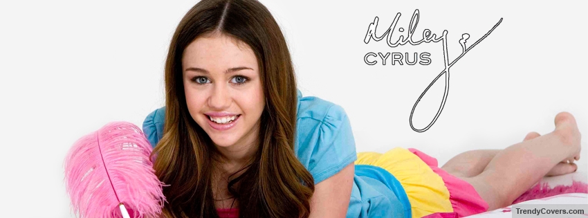 Miley Cyrus Book facebook cover
