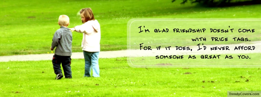 Friendship Quote facebook cover