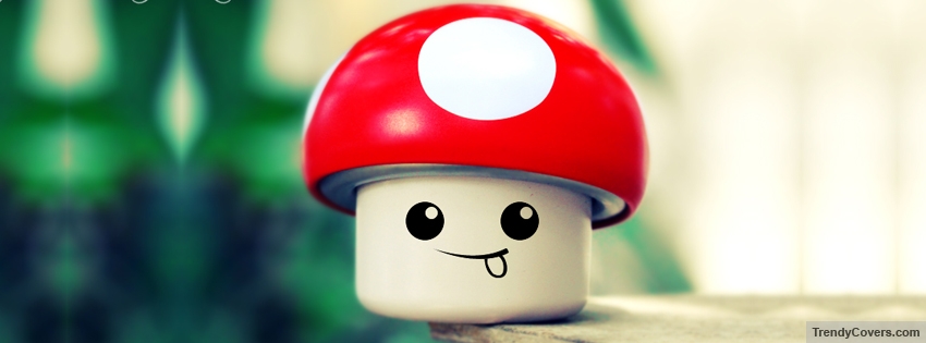 Mushroom Smiley facebook cover