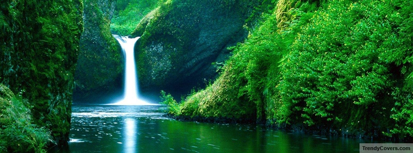 Waterfall facebook cover