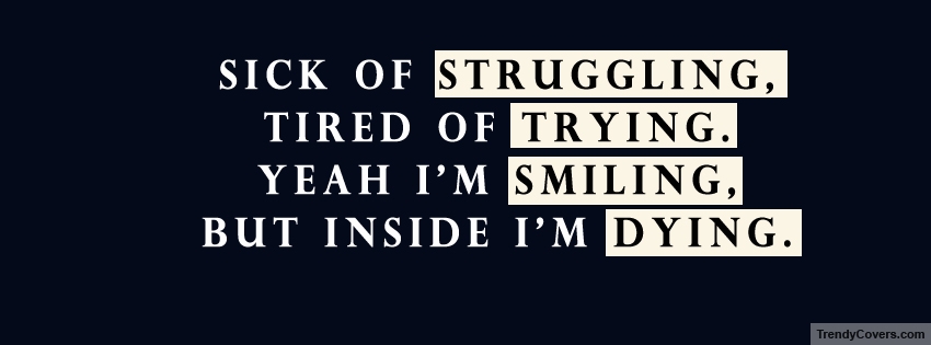 Inside I Am Dying facebook cover