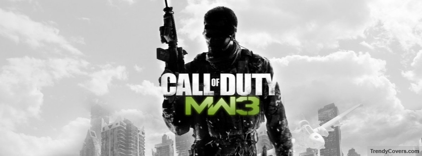 Modern Warfare 3 facebook cover