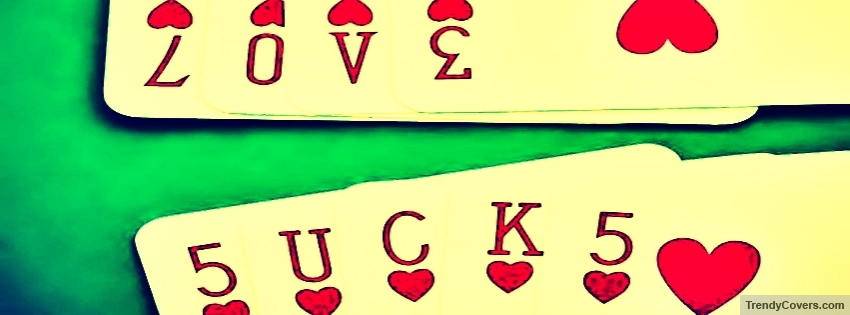 Love Sucks facebook cover