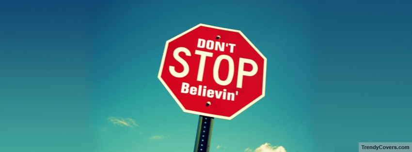 Dont Stop Believing facebook cover