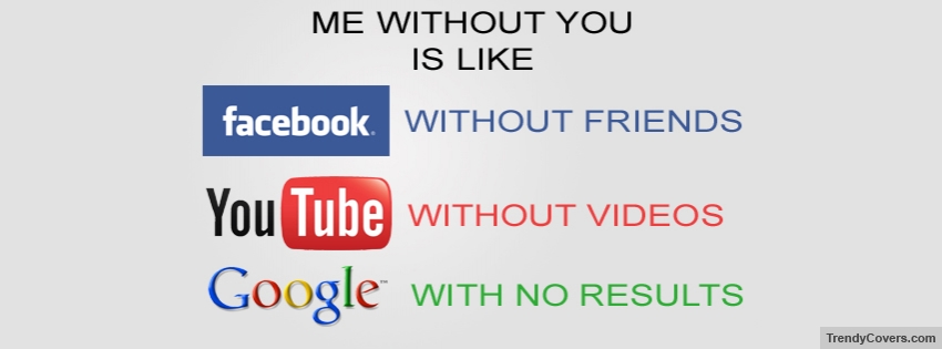 Me Without You Facebook Cover