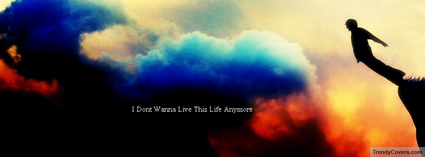 I Dont Wanna Live facebook cover