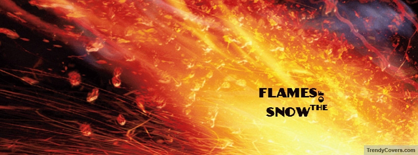 Flames Of Snow facebook cover