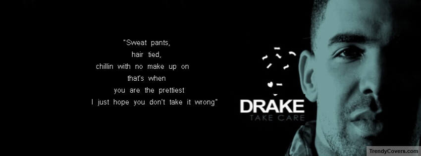 Drake Lyrics Facebook Cover