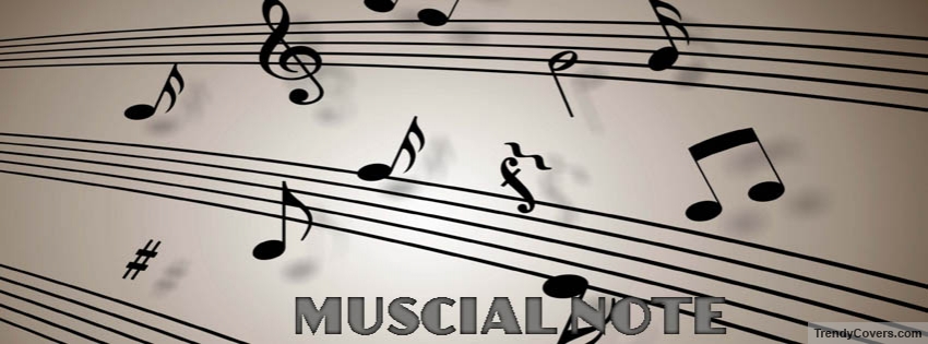 Musical Note Facebook Cover