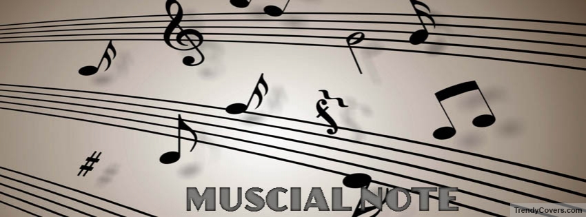 Musical Note facebook cover