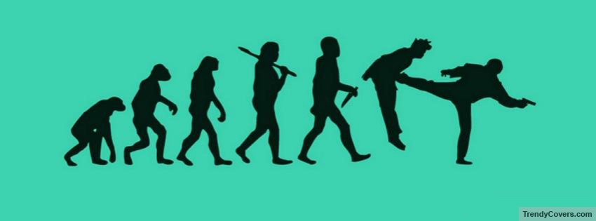 Funny Evolution facebook cover