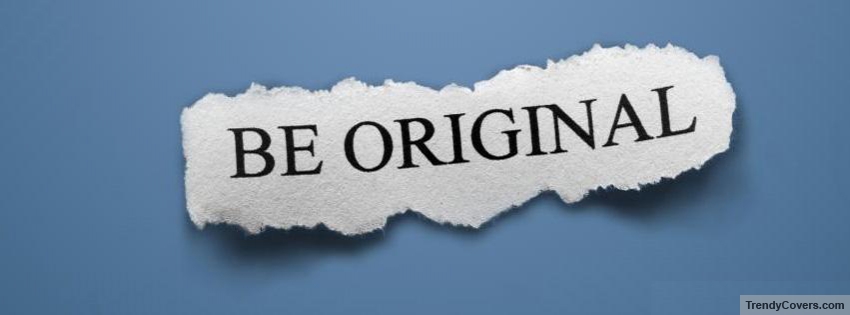 Be Orignal facebook cover