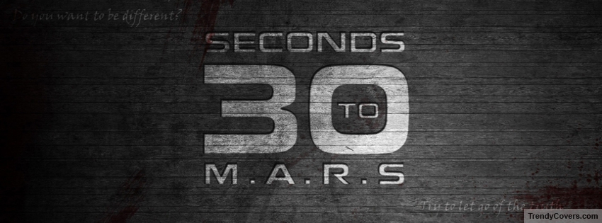 30 Seconds To Mars Facebook Cover