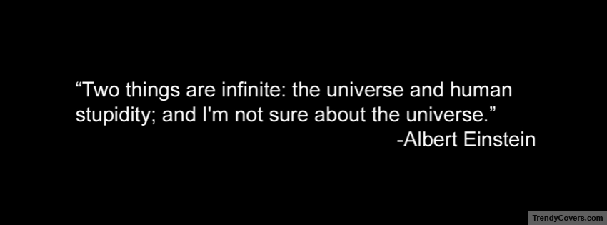 Albert Einstein Quote Facebook Covers