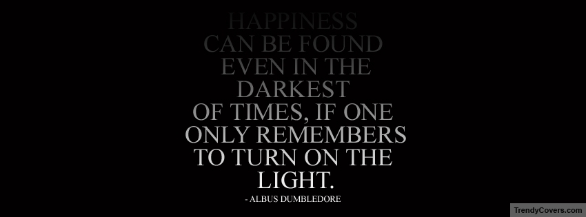 Albus Dumbledore Quote facebook cover