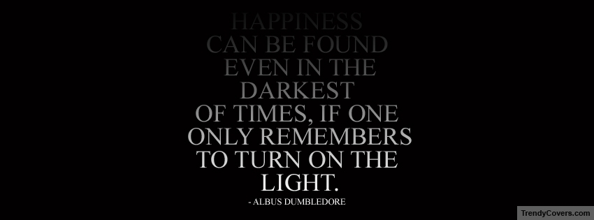 Albus Dumbledore Quote Facebook Cover