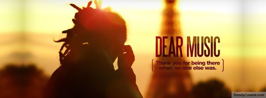 Dear Music facebook cover