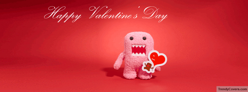 Domo Valentines Day Facebook Covers