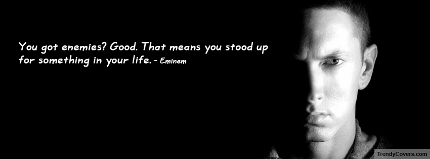 Eminem Quote facebook cover