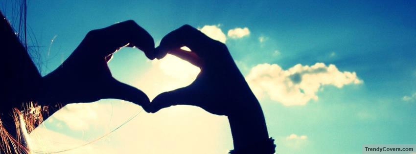 Hand Heart Facebook Covers