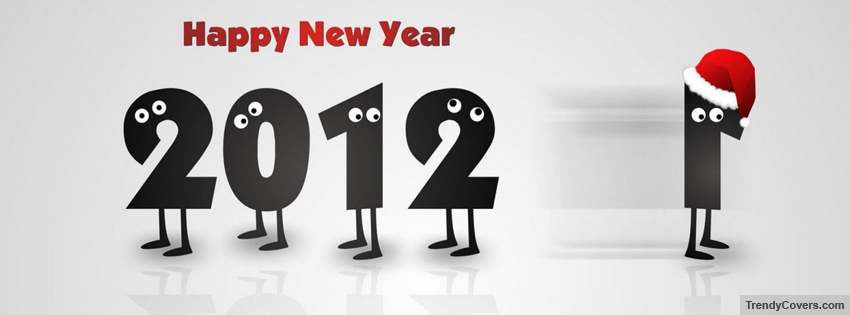 Happy New Year 2012 facebook cover