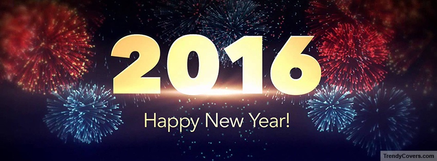 Happy New Year 2016 facebook cover