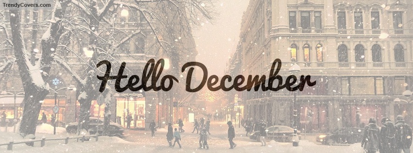 Hello December Facebook Cover