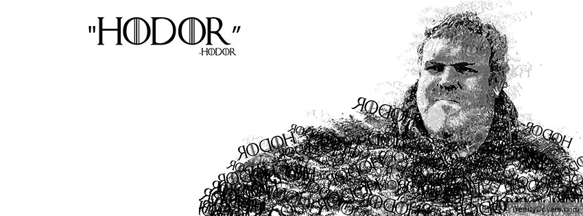 Hodor GOT Funny facebook cover