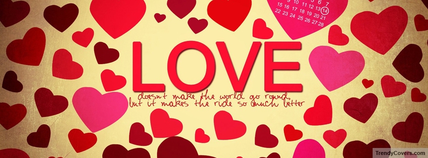 Love Hearts facebook cover