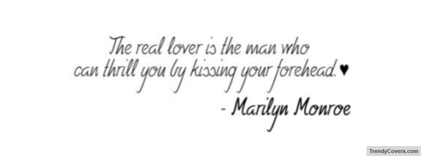 Marilyn Monroe Quote facebook cover