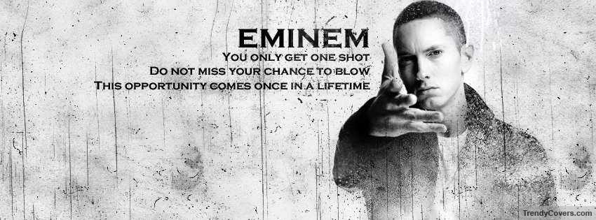 One Shot Eminem Facebook Cover