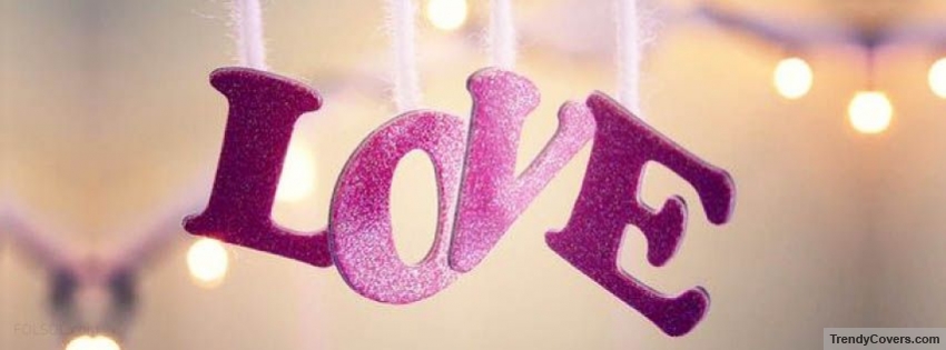 Pink Love facebook cover