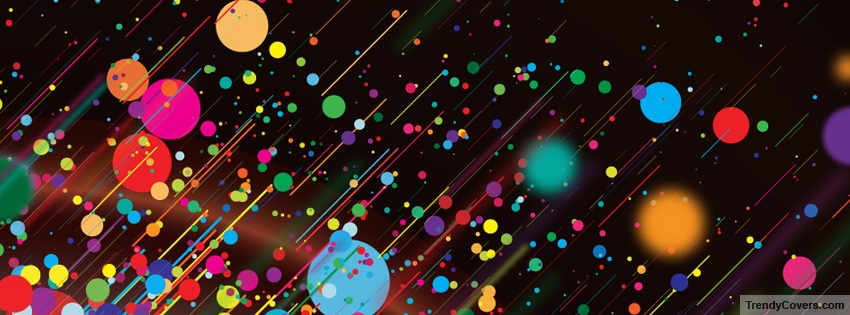 Abstract Color Streak Facebook Cover
