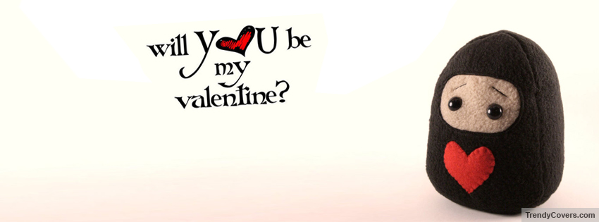 Be My Valentine facebook cover
