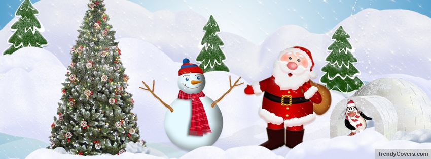 Christmas Santa Claus Facebook Cover