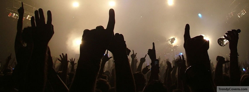 Concert Crowd facebook cover