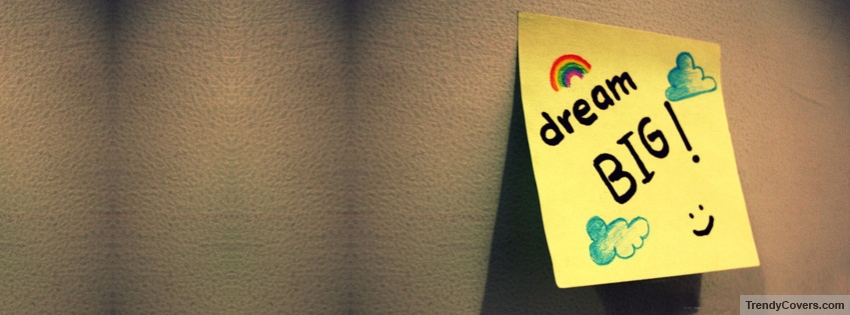 Dream Big facebook cover