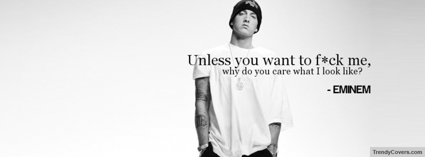 Eminem Attitude facebook cover