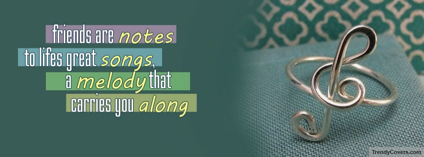 Friends Are Notes facebook cover