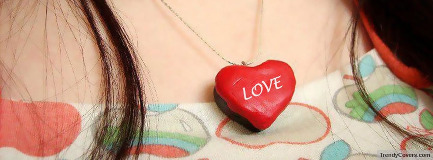 Girl Heart Love facebook cover