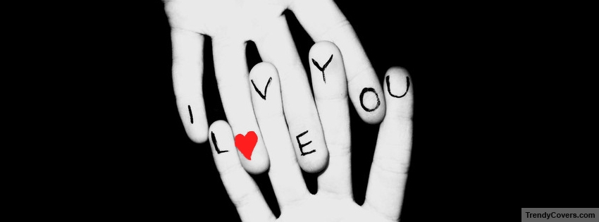 I Love You Hands facebook cover